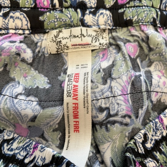 Free People Intimately Free Floral Ruffle Short - Picture 5 of 6